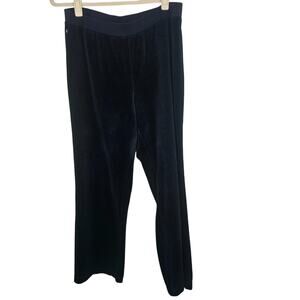 Lauren Ralph Lauren Pants Velvet Pants Women M Blue Sweatpants Women Pull On